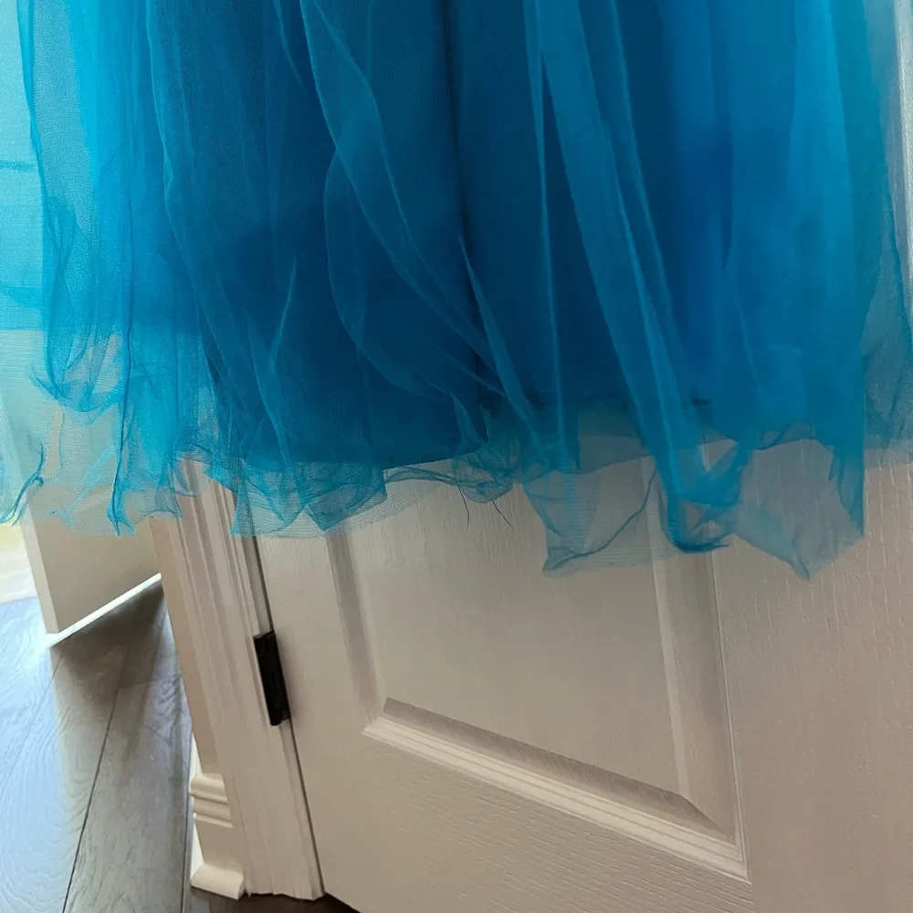 Blush Prom stunning blue
